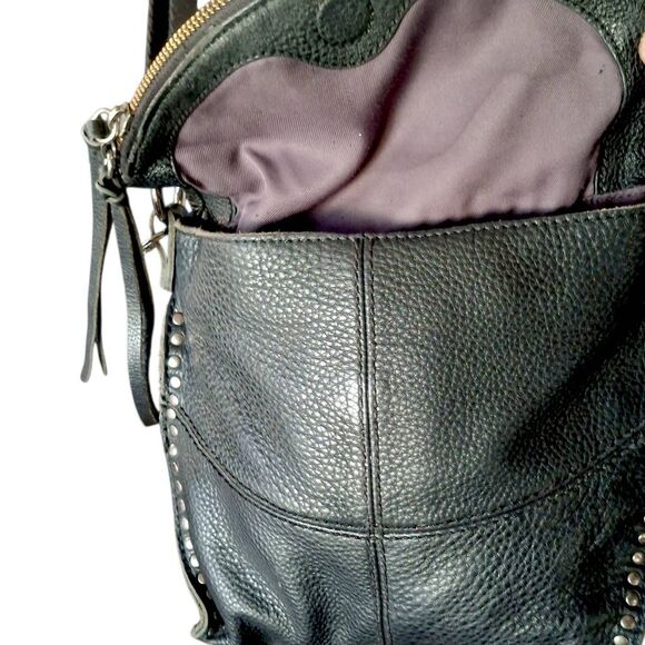 The Sak Silverlake Black Leather Studded Crossbody - Picture 5 of 12